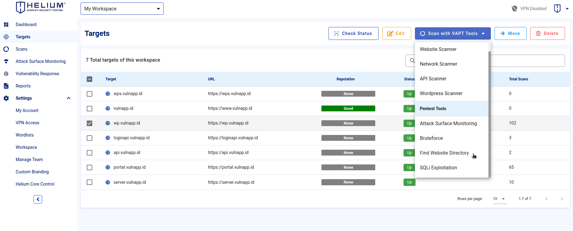 Select Find Website Directory Capture