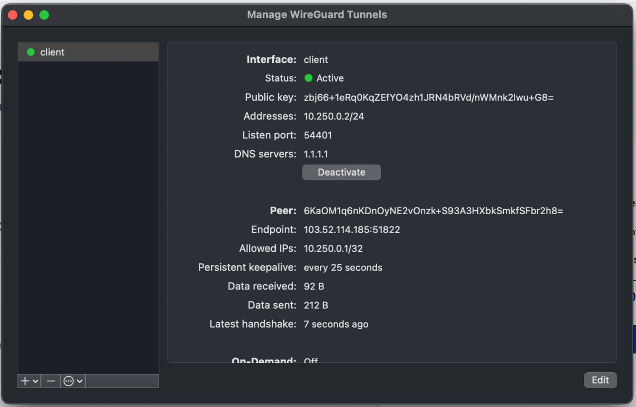 Activate VPN Capture