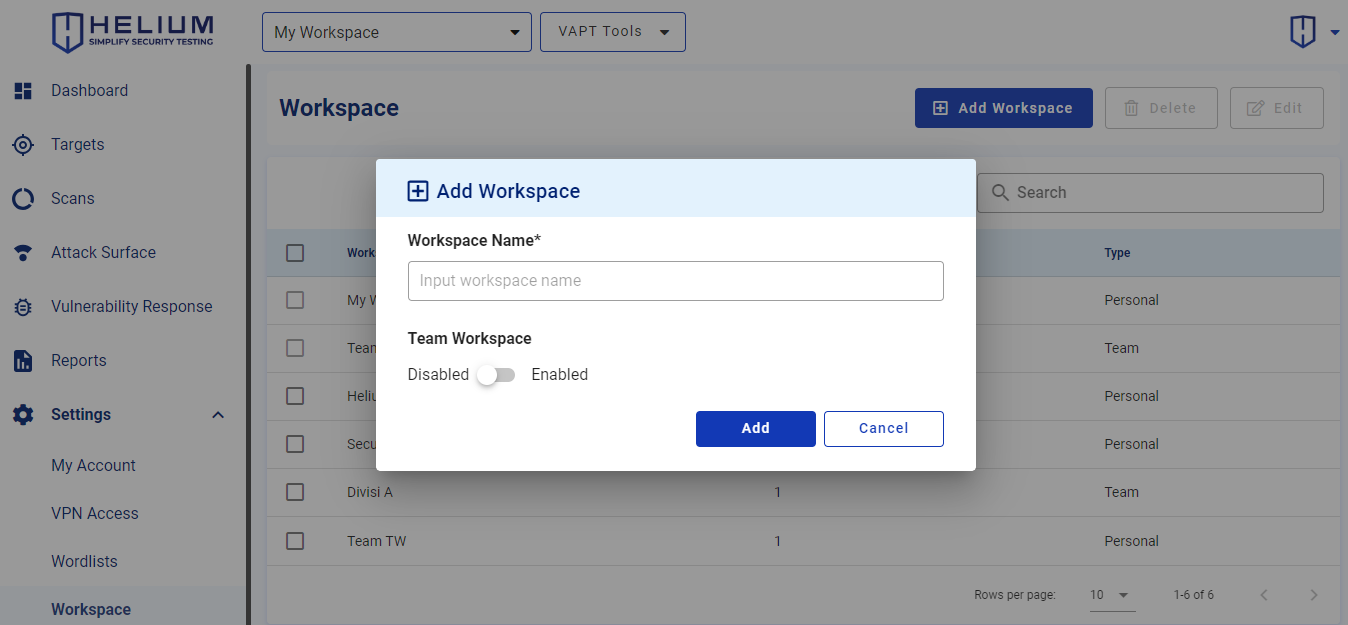 Add Workspace Capture