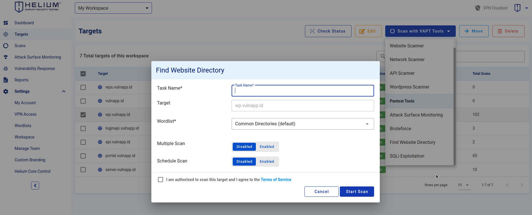 Find Website Directory Capture