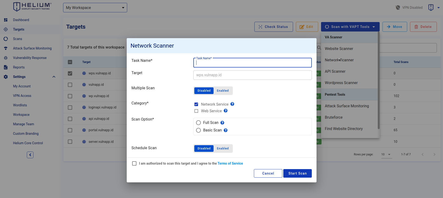 Network Scanner Capture