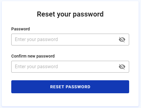 Reset Password Capture