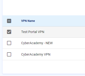 Select VPN Capture