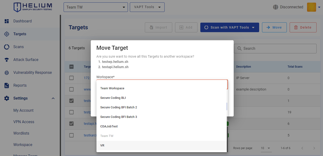 Slect Workspace (Move Target) Capture