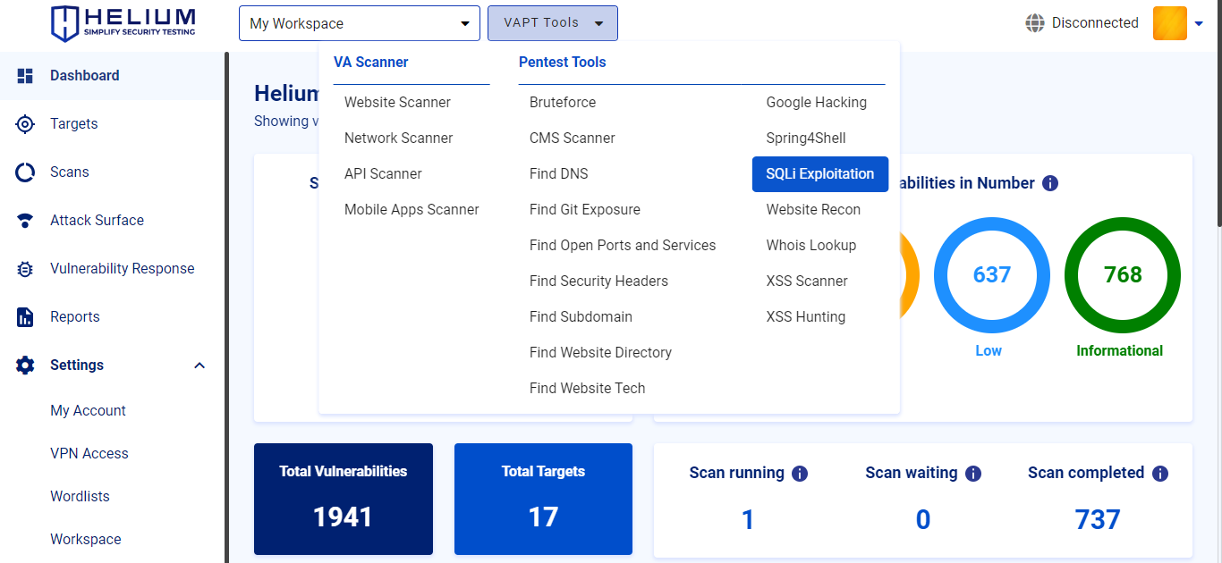 Select SQLi Exploitation Navbar Capture