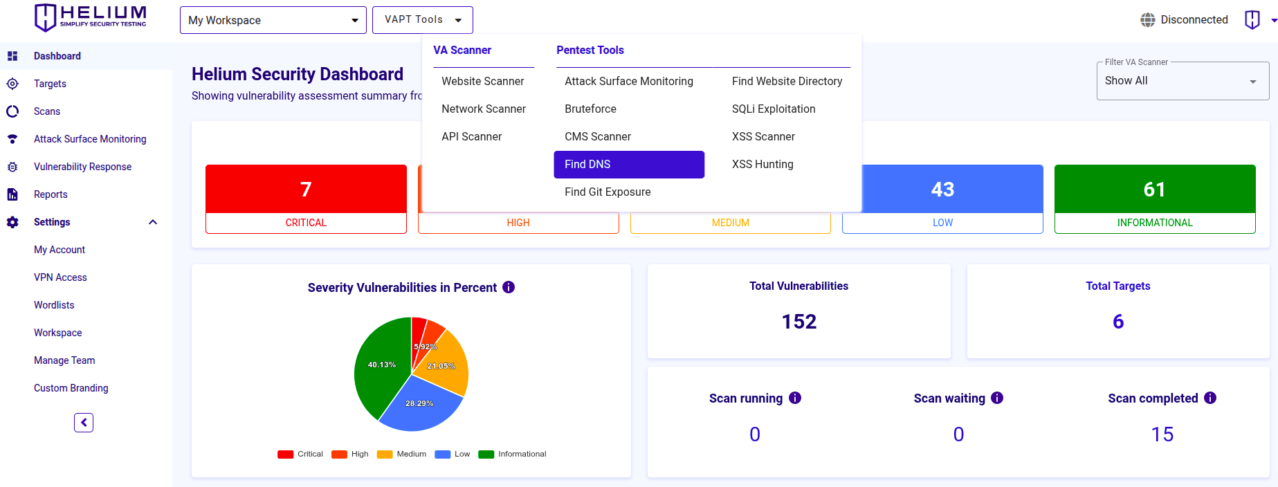 Select Find DNS Navbar Capture