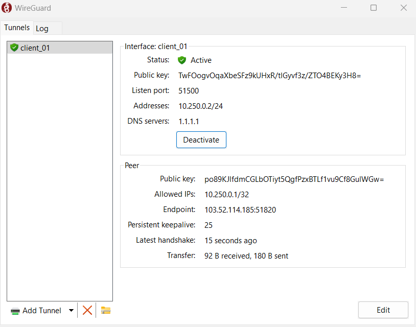 Activate VPN Capture