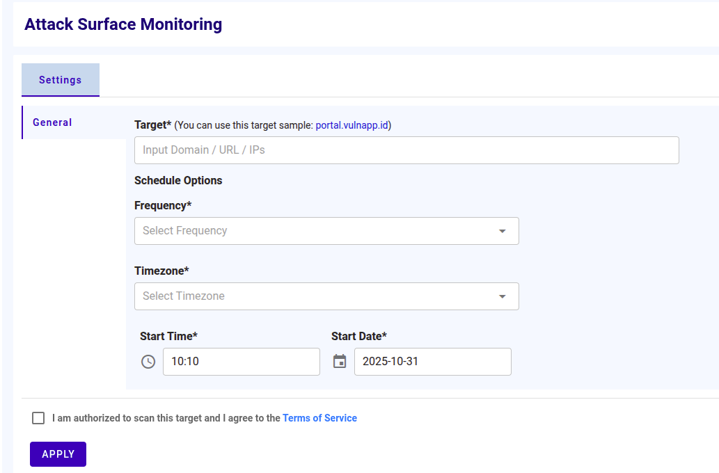 Attack Surface Monitoing Capture
