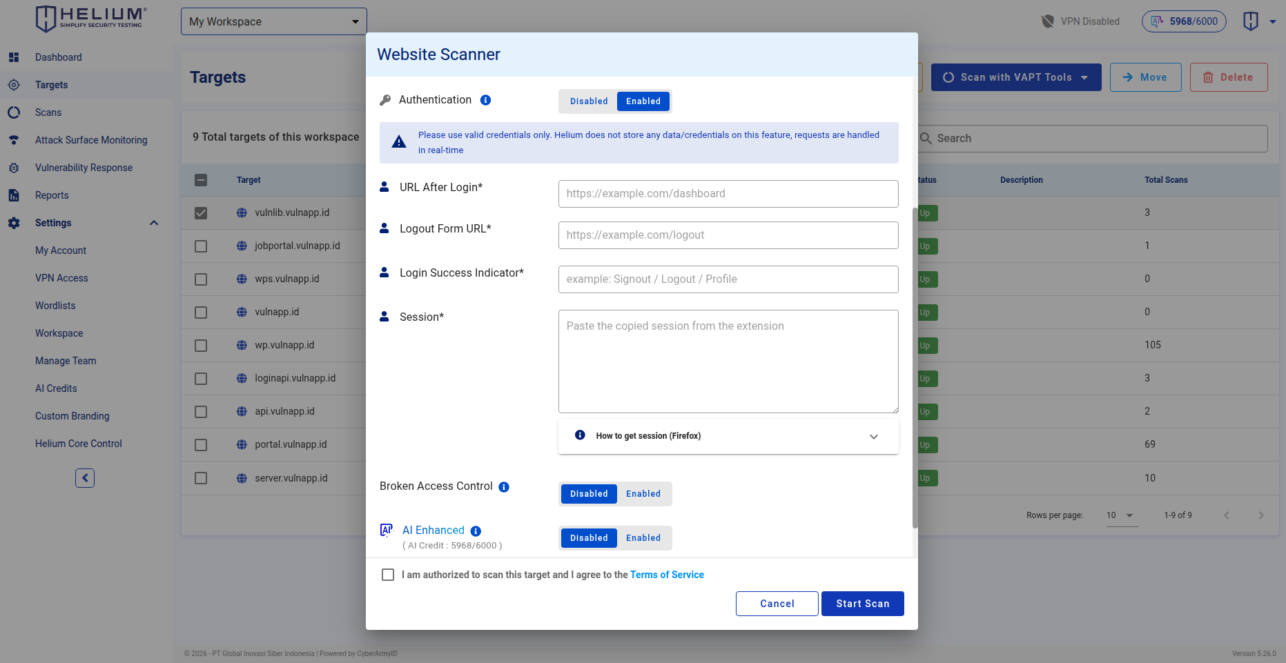 Authentication Capture