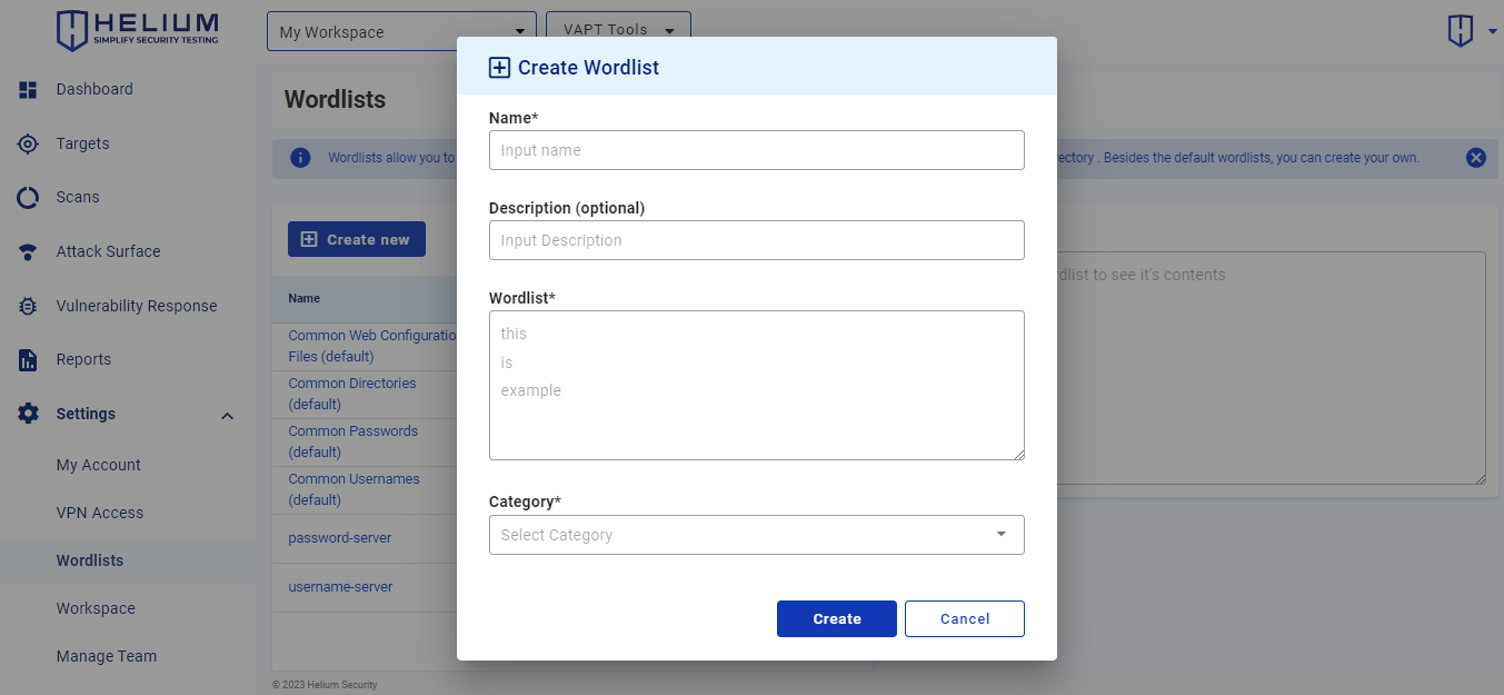 Create Wordlist Capture