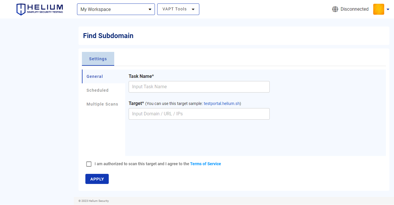 Find Subdomain Capture