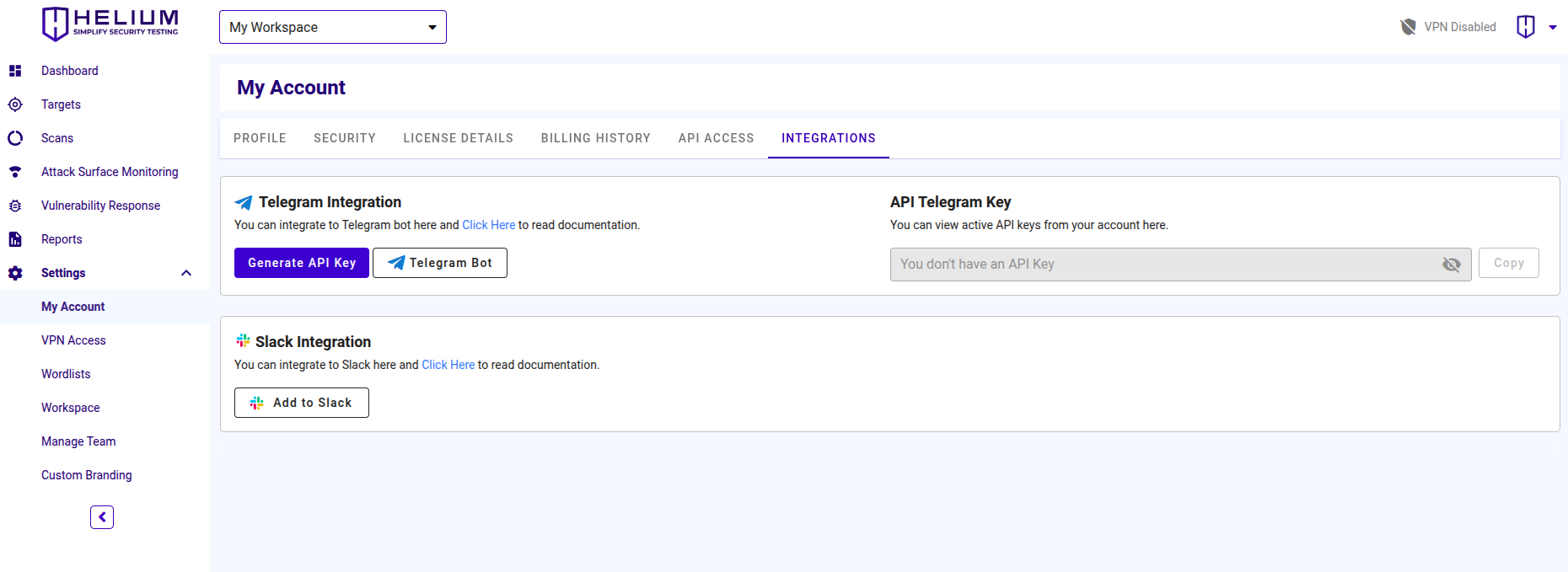 Integrations Capture
